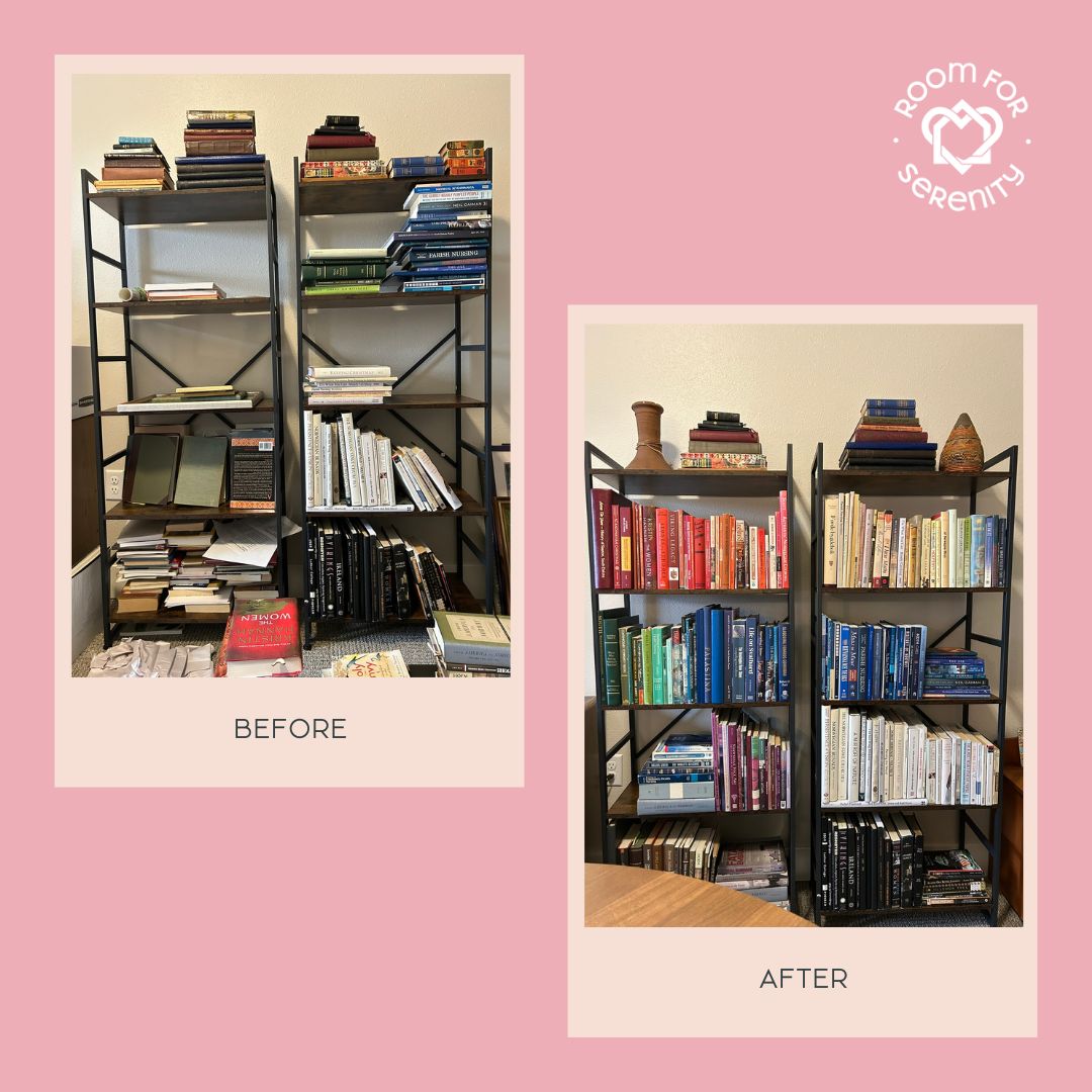 Book shelf organization